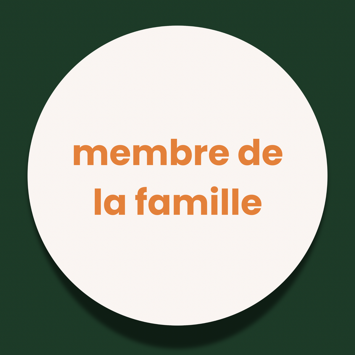 Membre de la famille
