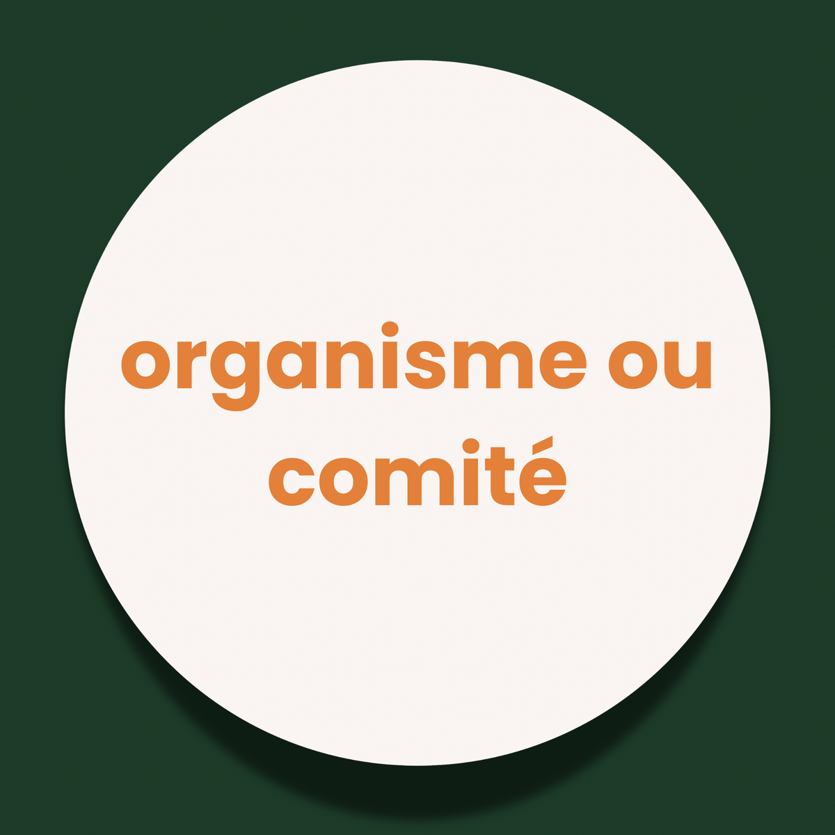 Organisme ou comité